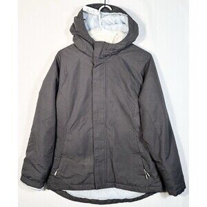 All In Motion Soft-Shell Sherpa Lined Hooded Jacket Wind/Water-Resistant Men’s M